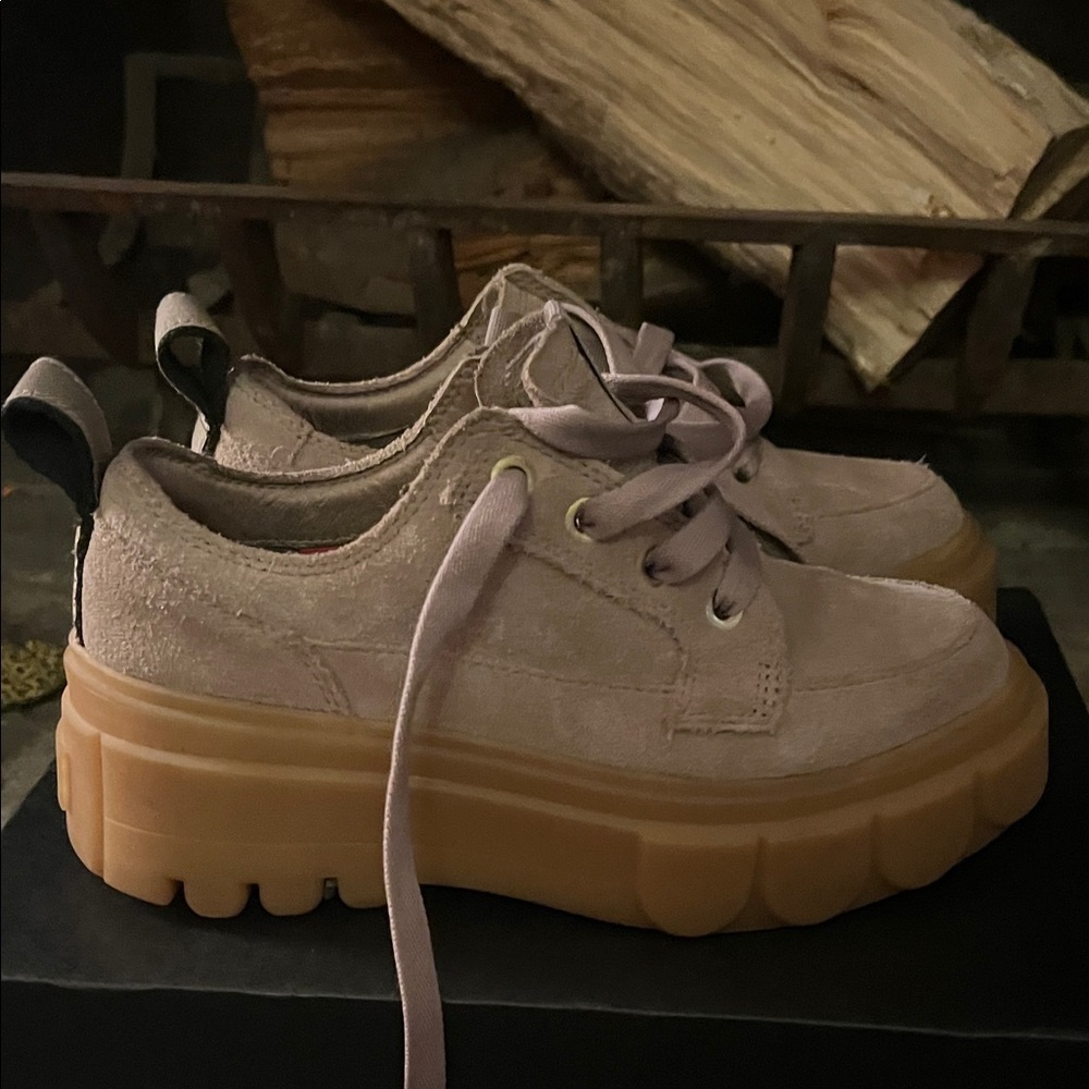 Sorel Caribou X Women's Platform Shoes - Taupe and Sea Salt - Picture 10 of 12